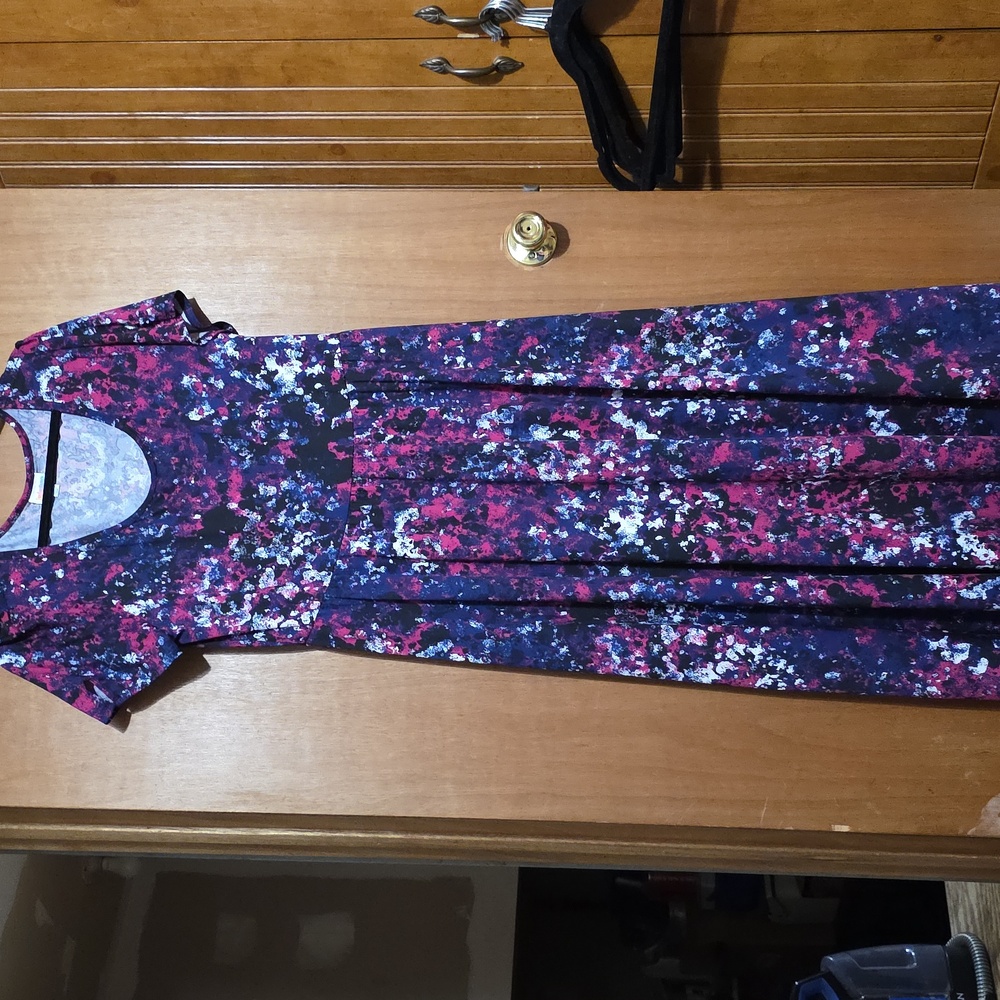 LuLaRoe Multicolor Floral Maxi Dress